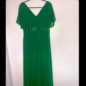 Formal Emerald green floor length dress
